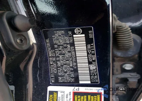 2012 Toyota Camry Base z USA, uszkodzony, nr VIN 4T1BF1FK1CU087079